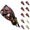 Women's Halloween Printed Ponytail for Work Shower Hair Wrap