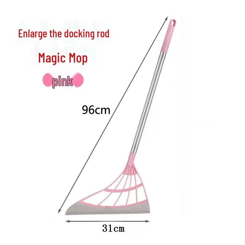 Retractable Silicone Broom: Hair-Free, Wet & Dry Dual-Use Magic Sweeper