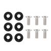 Elerose Aluminum Fender Bumper Washer, 6 Pcs M8 Universal Gasket Washers Spacer Car Motorcycle
