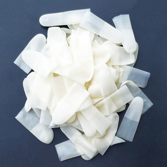 50/100/500/1000Pcs Disposable Latex Finger Cot Waterproof Finger Protector Sleeve Crafting Nail Art Cracking Pain Relief Fingertips Thumb