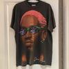 Rehacer Dennis Rodman Cara Grande Gráfico Clásico Negro Camiseta Todas las Tallas S5XL Unisex Camiseta