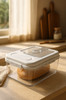 Bread Storage Box with Airtight Lid Sealed Multi Purpose Time Recording Bread Container for Kitchen 