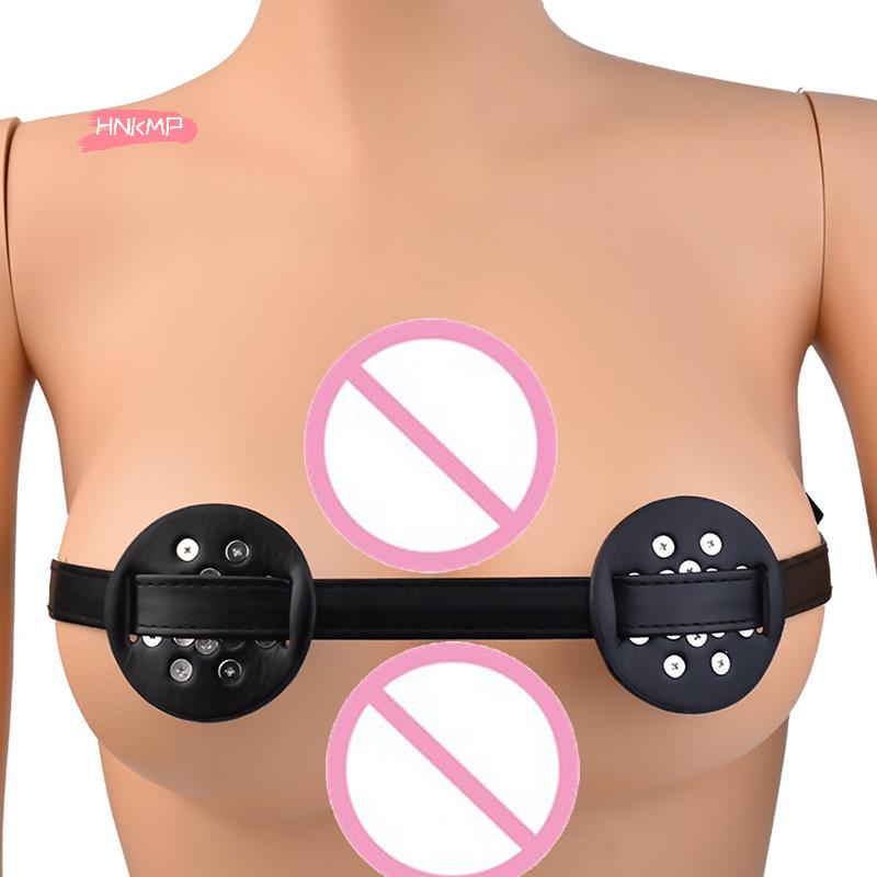 1Pc Women's Nipple Stimulation Bra Harness Chest Bondage Strap Sexy Adult Toy for Couples Men's Nipples Covering Breast Binder
