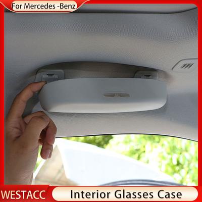 Car Sunglasses Box Glasses Case Holder for Mercedes Benz A B C Class W203 W204 W205 W168 W169 W176 W245 W246