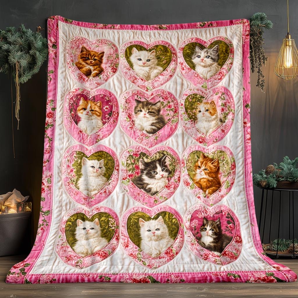 Fantasy Boho Cute Cat Blanket  Comfortable Soft Flannel King Queen Style Sofa Lunch Blanket Living Room Bedroom Decoration Gift
