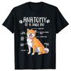 Lustige Anatomie Shiba Inu Hundeliebhaber Grafik T-Shirts Unisex Damenmode Lässiges T-Shirt 100% Baumwolle Lockeres Übergroßes T-Shirt