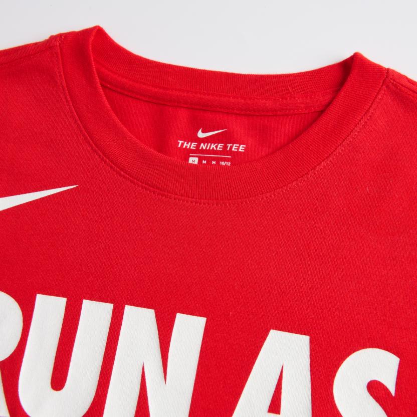 Nike NBA Collaboration Dri-Fit Houston Rockets T-Shirt Round Neck Comfortable Letter Short Sleeve Kids Tops Red 3Z2B7BAYZ-RCK