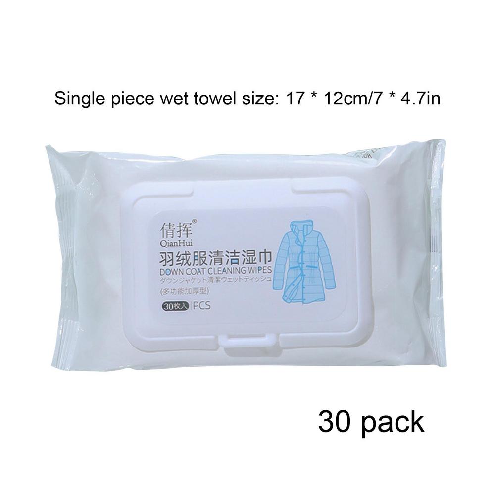 Down Coat Cleaning Care For Jackets Quickly Remove Stain Wet Wipes Clothes Cleaning Care Wash-free Cleaning Wipes Stain Removal