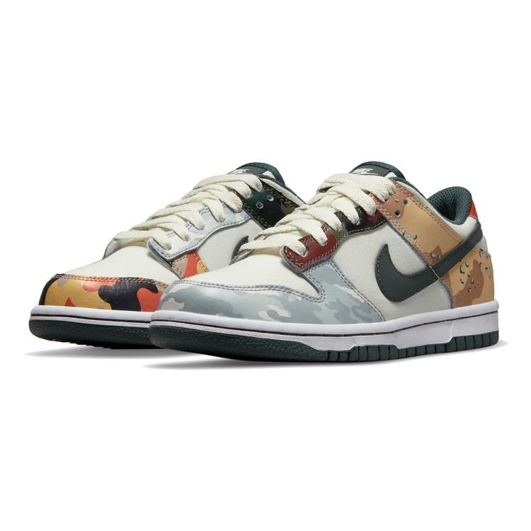 (GS) Nike Dunk Low SE Sail Multi-Camo Kids DB1909-100 EU 36
