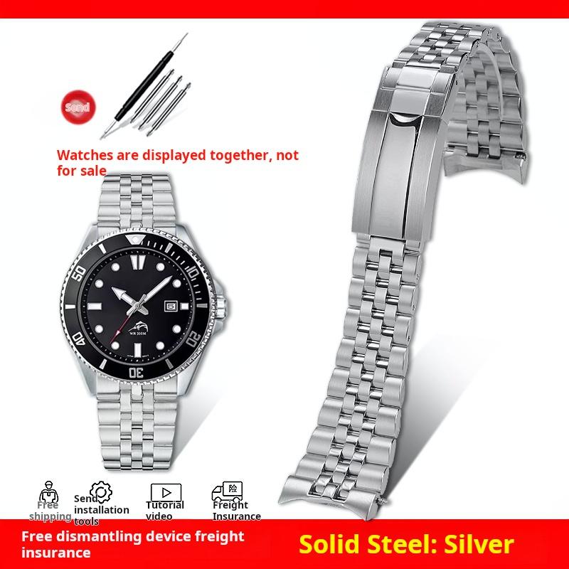 

MDV-106 Мужской Ремешок для часов 22 мм Для Casio MDV-106A MDV-106B MDV106G Серебристый Золотой Цельный Звеньевой Конечный Часовой Ремешок Винтовые Звенья Застежка Oyster width 22mm серебряный