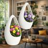 Chain Hooks Hanging Flower Pot Large Capacity Hanging Planter Plant Storage Basket  Patio