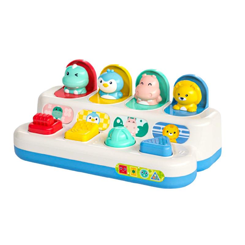 Pop Up Toy Sensory Toys Pop Up Animals Toy for Babies Montessori Toys Cause and Effect Baby Toys Educational Toys 12-18 Months Animals 500957