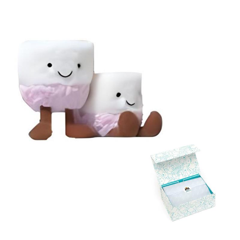 

JELLYCAT Fun Items Series Goo Goo & Lulu Tea Cup Shanghai Limited Doll Plush Doll Small Height Blue Box