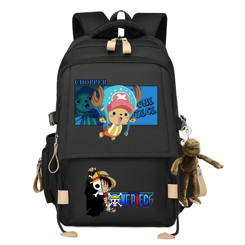 Zaino elegante di grande capacità a tema One Piece per studenti. 7529