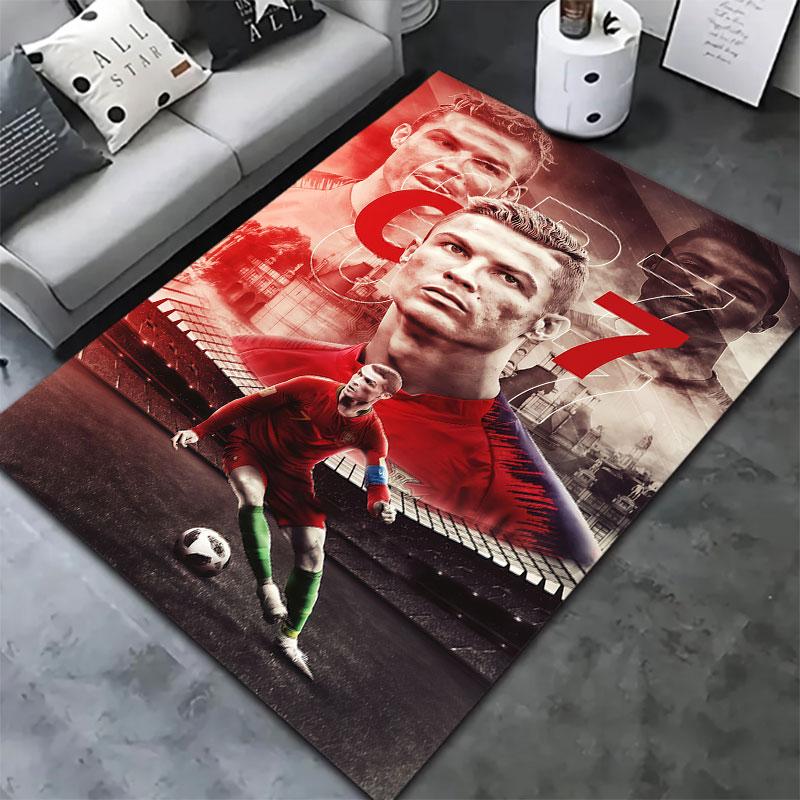 CR7 Cristiano Ronaldo Carpet Rug for Living Room Bedroom Home Sofa Decoration,Kids Play Non-slip Floor Mat