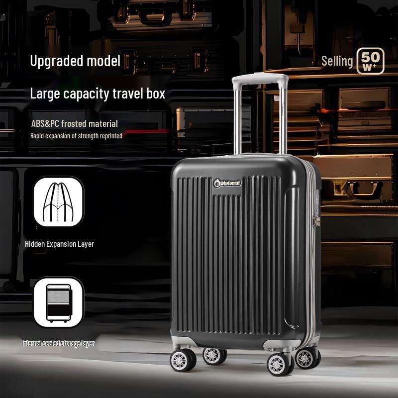 Diplomat 24-inch Expandable Hardside Spinner Suitcase