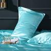 Luxury Blending Mulberry Silk Pillowcase Satin Soft Silky Two-sided Pillow Case Skin Beauty Skin Friendly Pillow Cover Solid