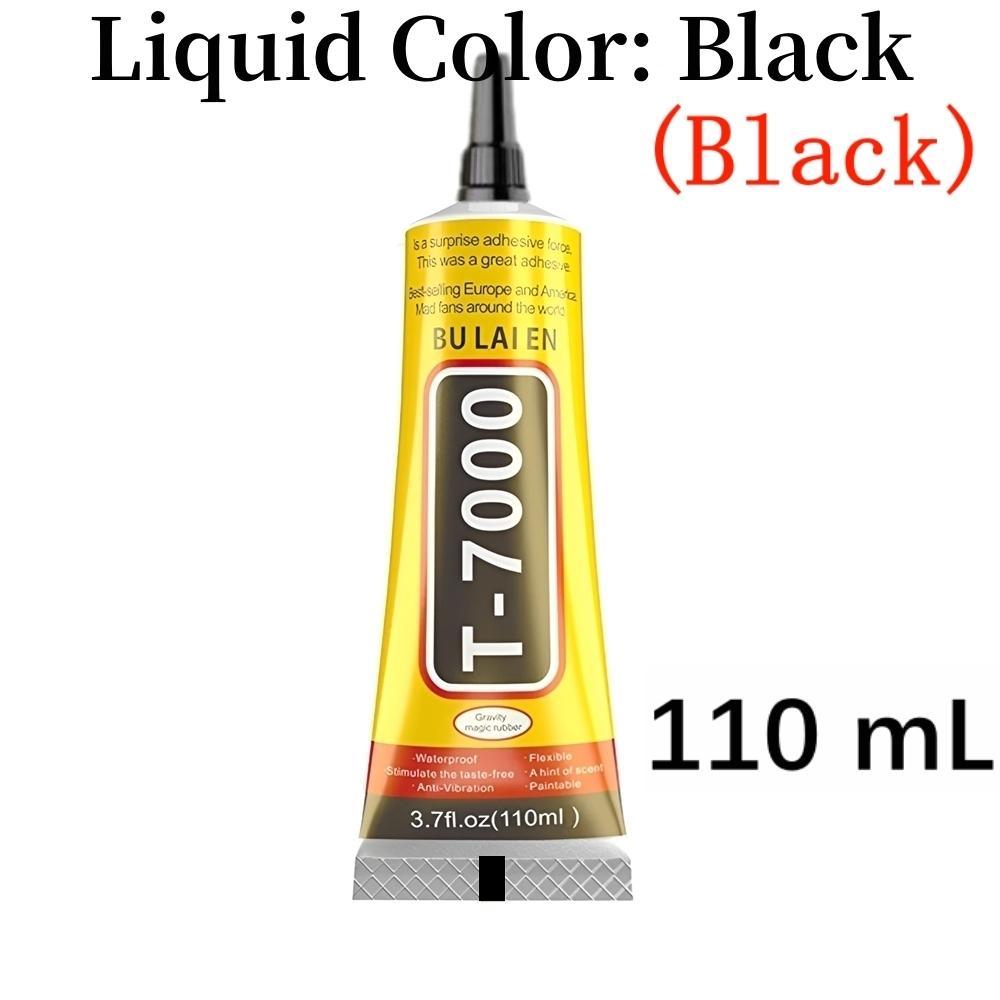 B7000 T7000 Clear Contact Phone Repair Adhesive Universal Glass Plastic DIY Glue B-7000 with Precision Applicator Black Glue