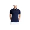 Solid Color Tennis Knit Polo Shirt Men Tops Royal-Blue A11M333103F-NV
