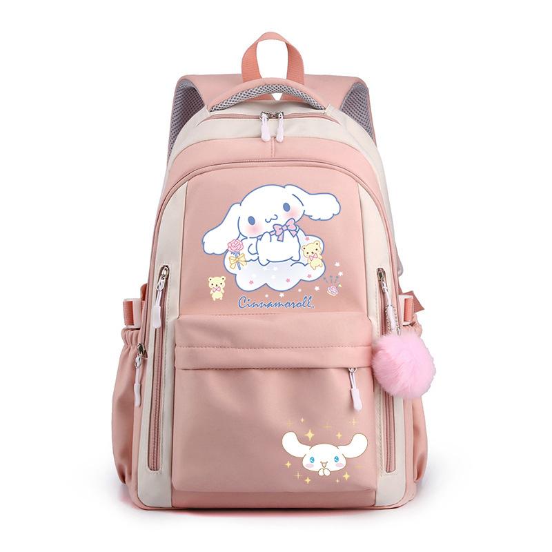 Mignon Xiaoqing Dessin Animé Chiot Périphérique Impression Sac d'École pour Enfants, Sac à Dos de Loisirs pour Élèves du Primaire et du Secondaire