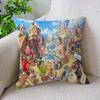 Anime Cookie Run K-Kingdom Cushion Cover Car Throw Pillow Case For Sofa Car Christmas Gift 40x40cm 45x45cm