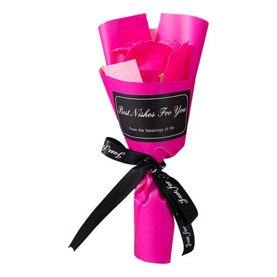 Mini Bukiet Wiecznych Róż Sztuczny Dyfuzor Mydlana Róża Bukiet Kwiatowy dla Mamy Kobiet Urodziny Walentynki Wystrój Wnętrza Domu Samochodu