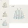 French Vintage Girl Dress With Lace Patchwork For Kids Summer Party Wear