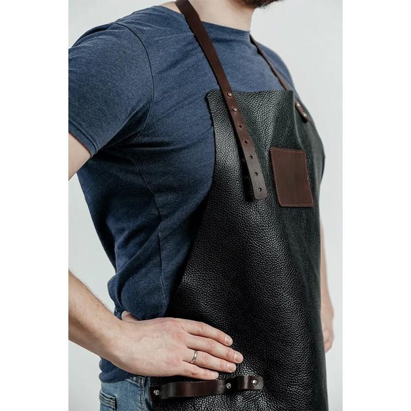 Unisex PU Waterproof Apron Cafe Barber Kitchen Work