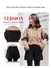 Women's High-Waist Wide-Leg Woolen Shorts - Versatile Winter Layering Pants for Plus Size
