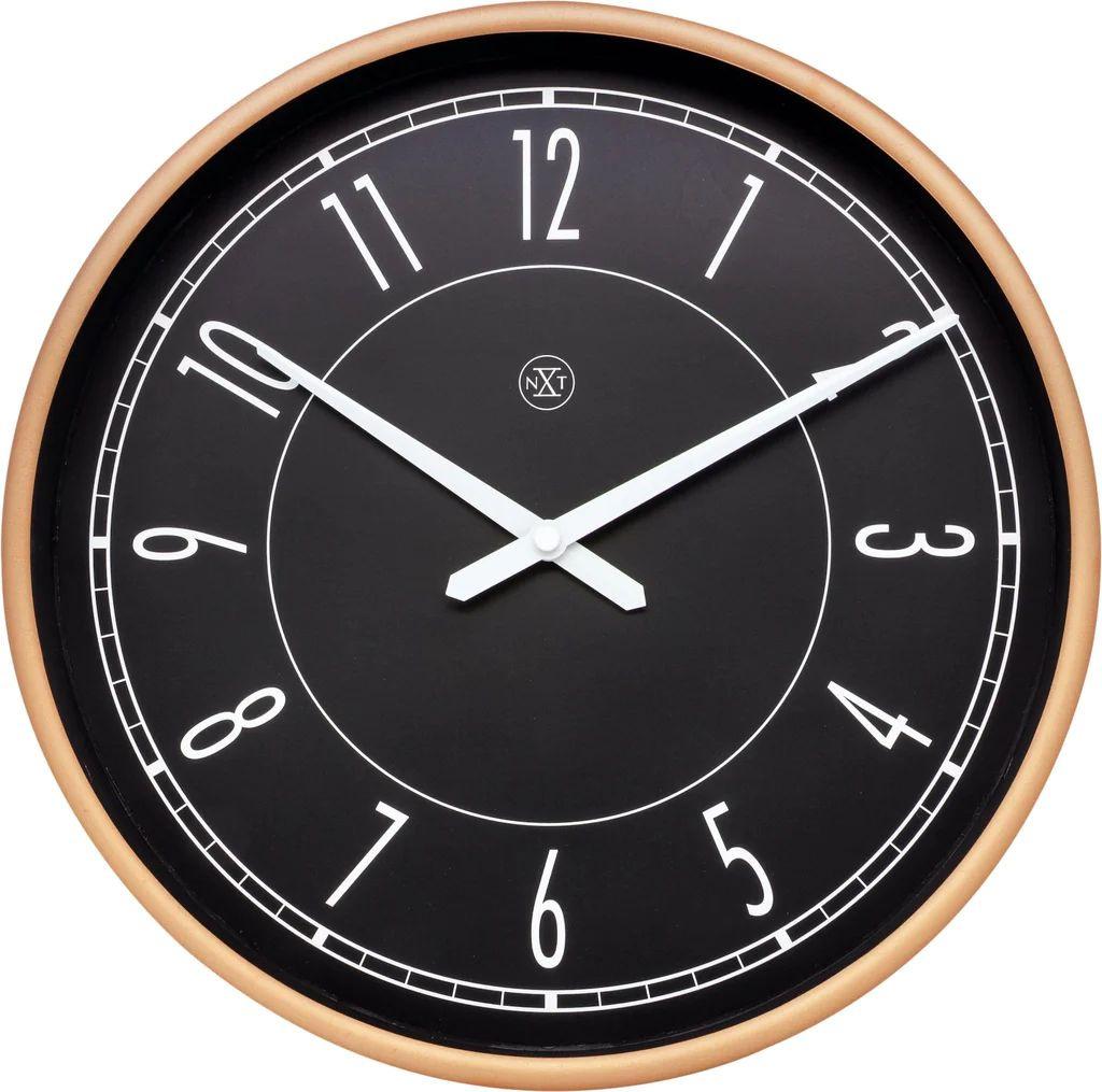 Uhr NEXTIME 7331. WANDUHR, Farbe schwarz. Unisex. gray