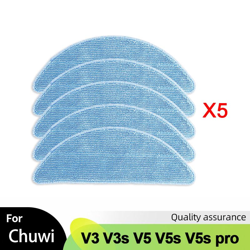 Für iLife Chuwi V3 V3s V5 V5s V5s pro V50 V55 x5 Roboter Staubsauger Teile Seitenbürste HEPA Filter Mopptuch Zubehör