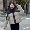 New women's winter short cotton-padded clothes, cotton-padded clothes, fashionable design sense, loose and thickened warm jacket