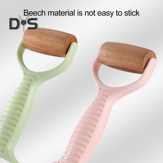 Nudelholz mit glatter Oberfläche, antihaftbeschichtet, langlebig, Nudelplätzchen, Rollenschneider