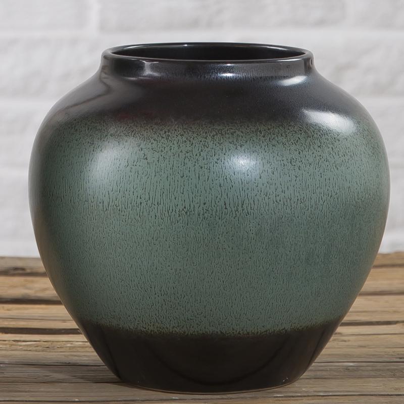 American Retro Ceramic Vase for Living Room Decoration - Light Luxury Floral Arrangement Ornament