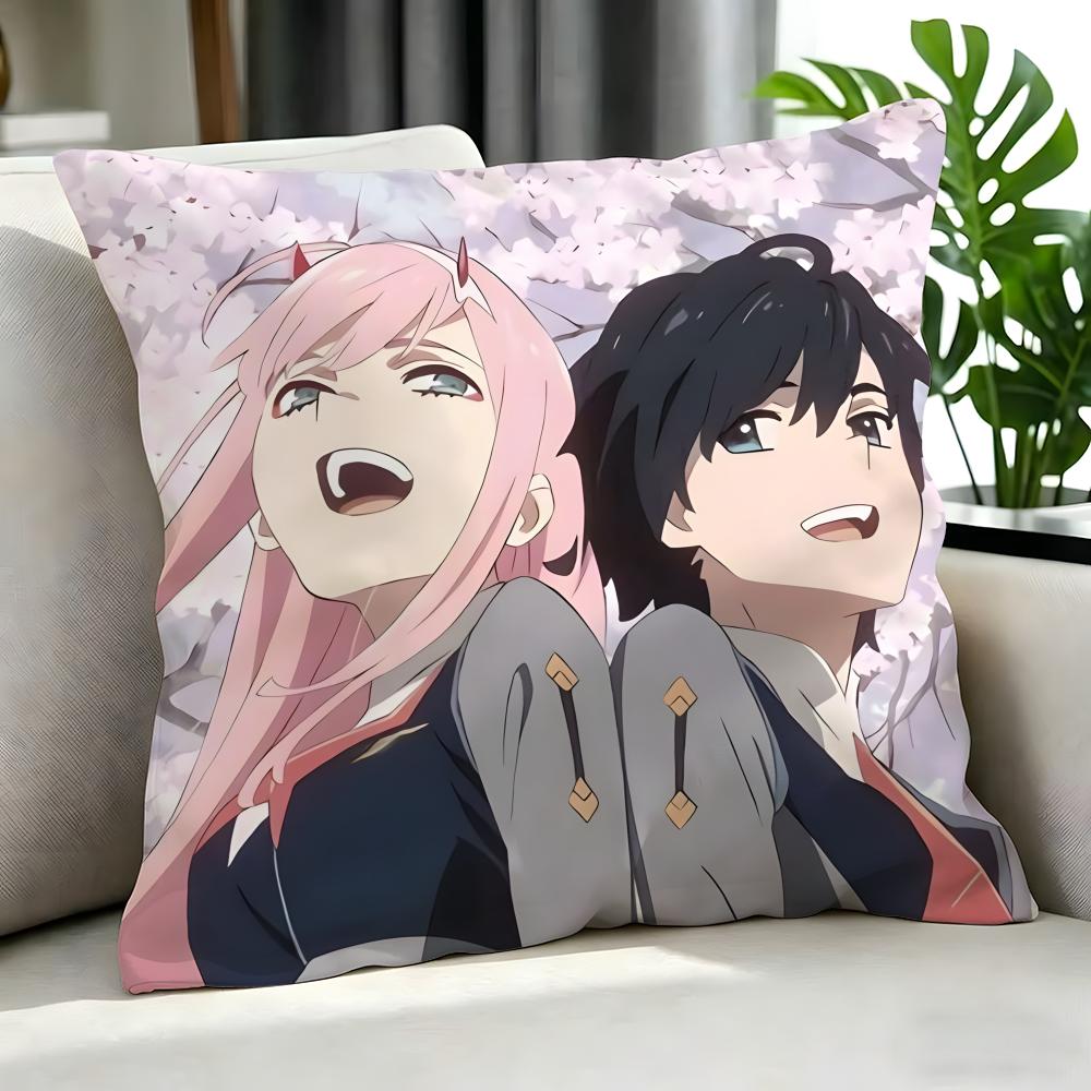 Anime  DARLING In the FRANXX Cushion Cover Cushion Cover Set Pcs X X X Pillowcase Decorative Sofa Home Decor