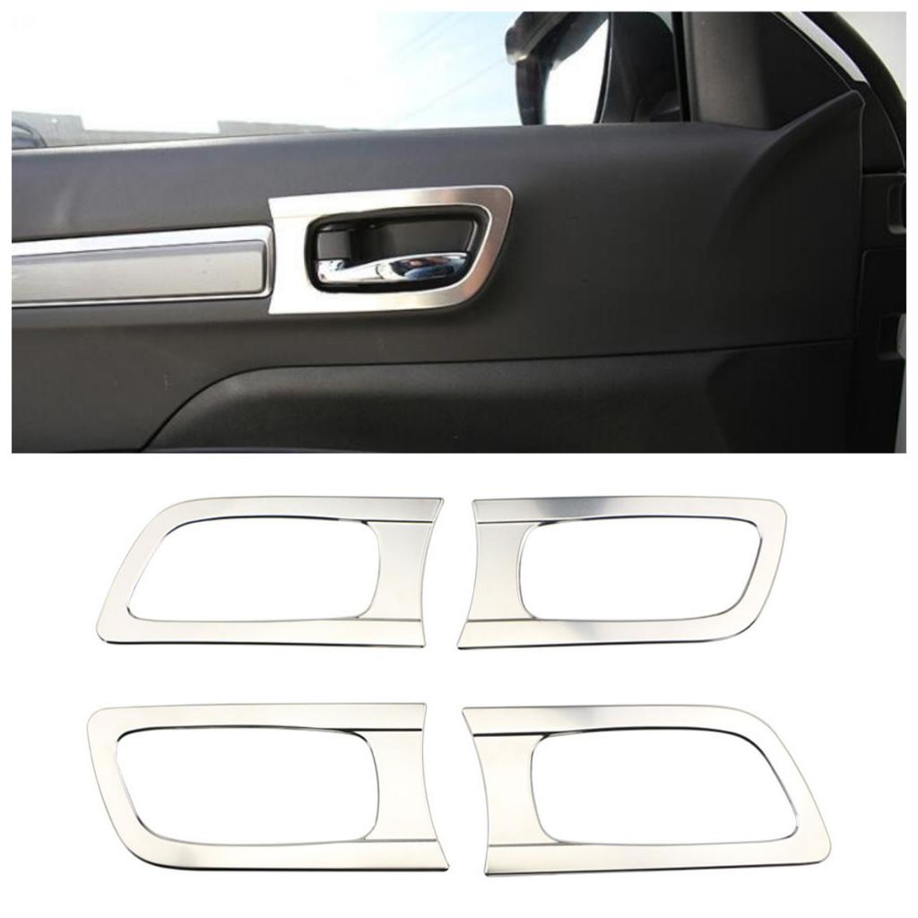 4pcs Interior Door Handle Bowl Cover for Renault Koleos 2 Samsung QM6 2017 - 2025 4Pcs Car Decoration Sticker Accessories