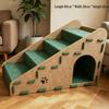 Felt Cat Bed and Climber with Scratching Board