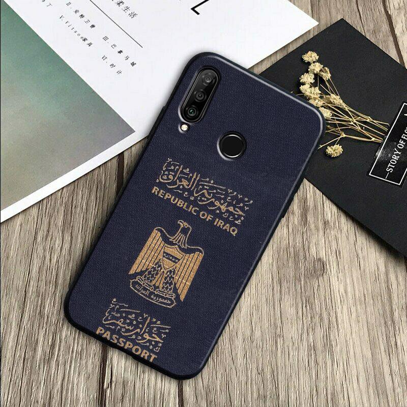 Iraqi Iraq Flag For Huawei Nova Y91 Y90 Y60 Y70 Y61 Y72 Y73 3i 7i 8i 11 12i 9 10 SE P20 P30 Pro P40 Lite Case