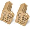 Thank You Hang Tag DIY Handmade Thank You Hang Tag Holiday Gift Hanging Card Label Party Wedding Decoration 100 Pcs/pack