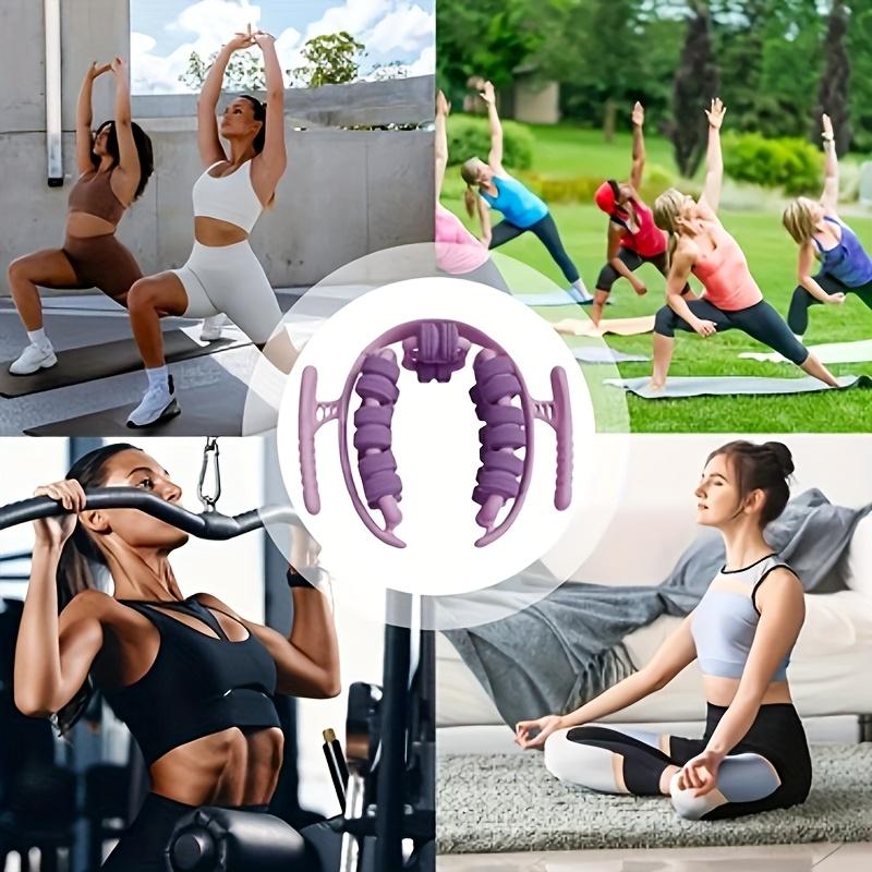 28-Wheel Annular Leg Clamp Massager with Six-Axis Floating, Double-Layer Massage Wheels for Muscle Soreness, Deep Relaxation