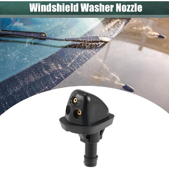 

ACROPIX Windshield Wiper Washer Nozzle Spray Jet Fit for Suzuki Grand Vitara 1998-2005 - Pack of 2 Black