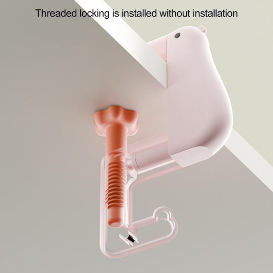 Handbag Hook Hanger for Table Portable Folding Under Desk Headphone Holder Cartoon Duck Purse Backpack Hanger