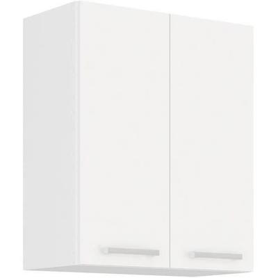 ATLAS 2-door Wall Unit - White Decor - L60 X D31 X H72 Cm
