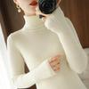 Autumn Winter Women Turtleneck Sweater Solid Color Warm Pullovers Sweater Long Sleeve Jumper Clothes