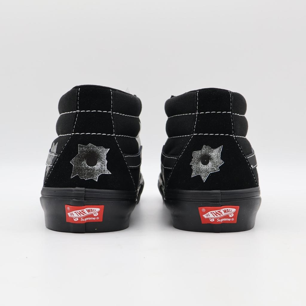VN0A5KS1BLK Nate Lowman Supreme Vans Skate Grosso Mid Bullet Hole Black (Men's)