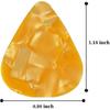 Guitar Picks Thin Light Soft Gauge Assorted Pearl Variety Pack Celluloid - 50 Pcs Mixed Colorful - Plectrums for Gift Acoustic Guitar, Bass and