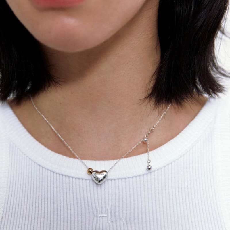 moi moi Love mini drop necklace (2 colors)