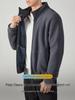 Men's Double Layer Fleece & Lambswool Stand Collar Jacket - Windproof, Thick, Warm Casual Winter Coat