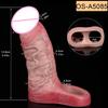 SXXY Real Veins Lifelike Closed Head Penis Sleeve For Men Dick Enlargement Silicone Reusable Condom Sex Products For Adult