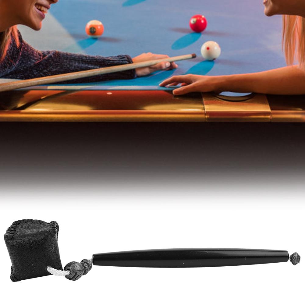Snooker Billiard Chalk Case Pen design Portable Billiards Accessory (Black)